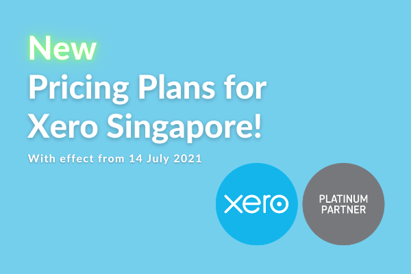 New Pricing Plans for Xero Singapore featured