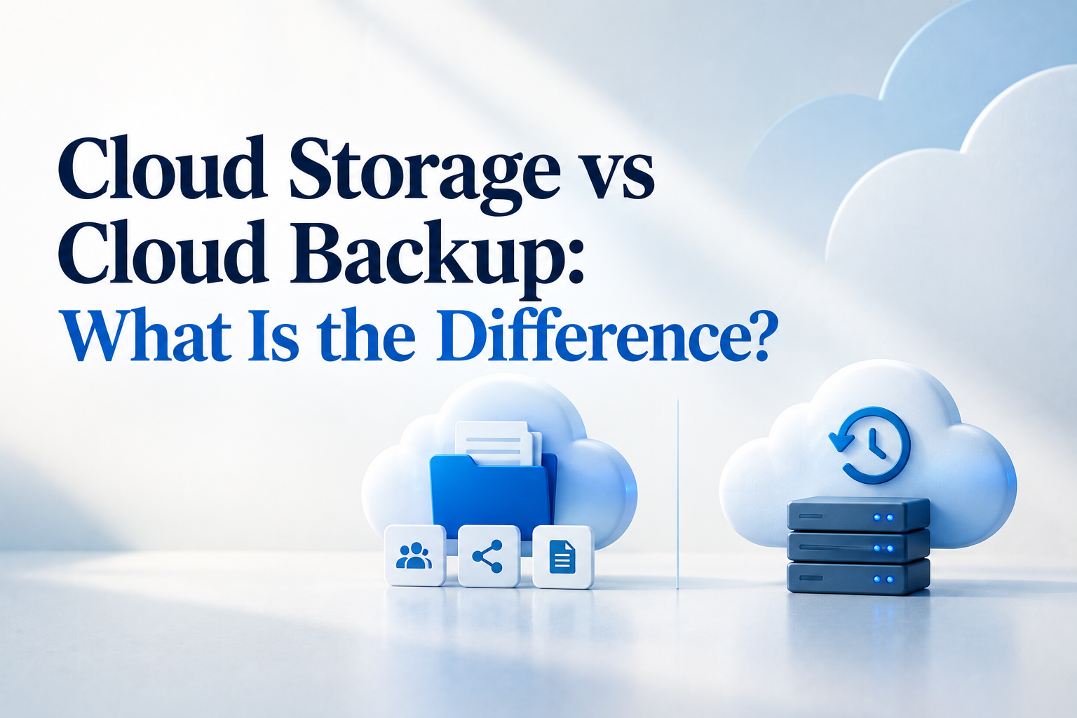 Cloud Storage and Cloud Backup: What Is the Difference