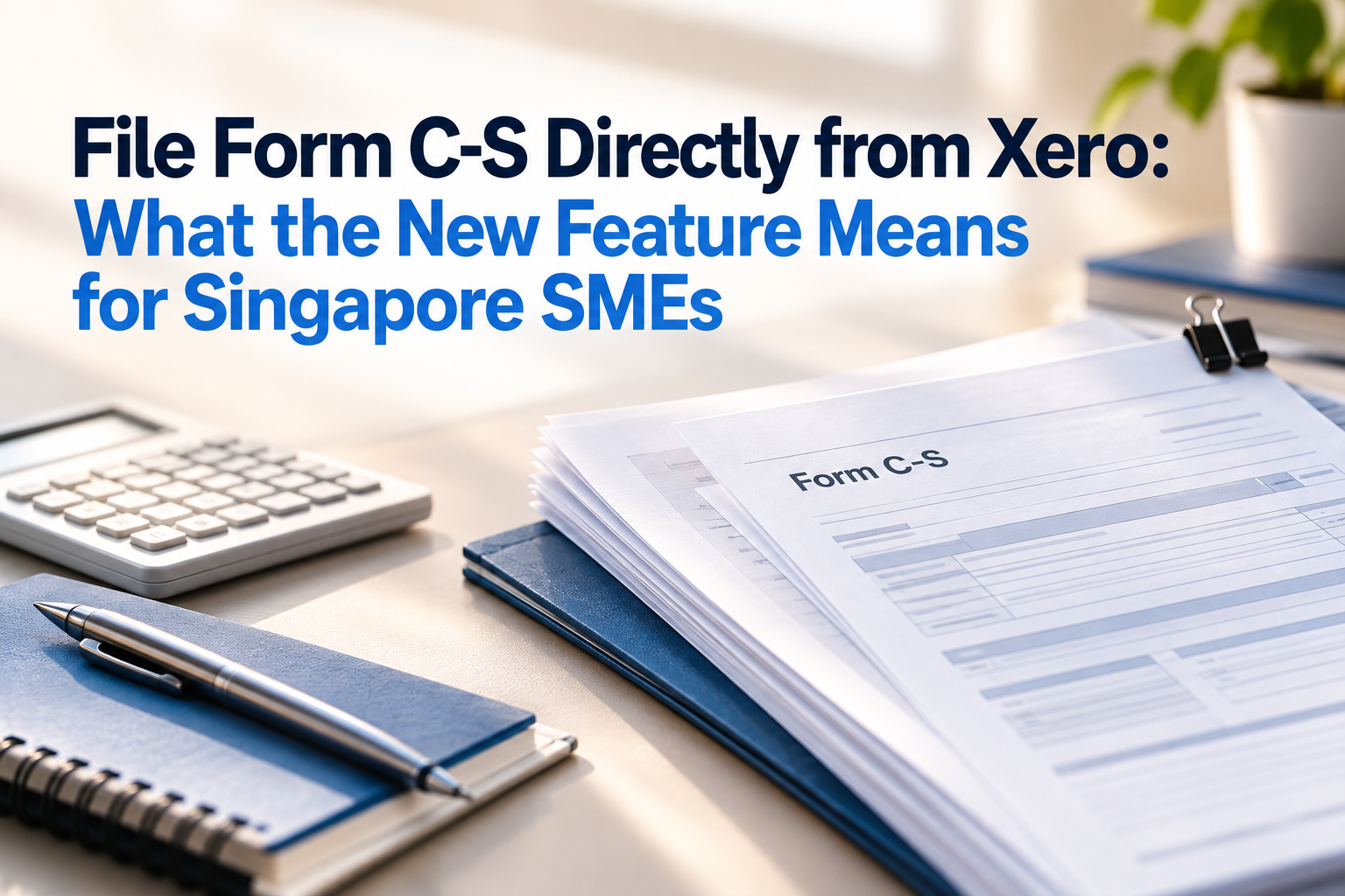 File Form C-S Directly from Xero: What the New Feature Means for Singapore SMEs