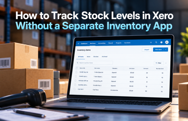How to Track Stock Levels in Xero Without a Separate Inventory App